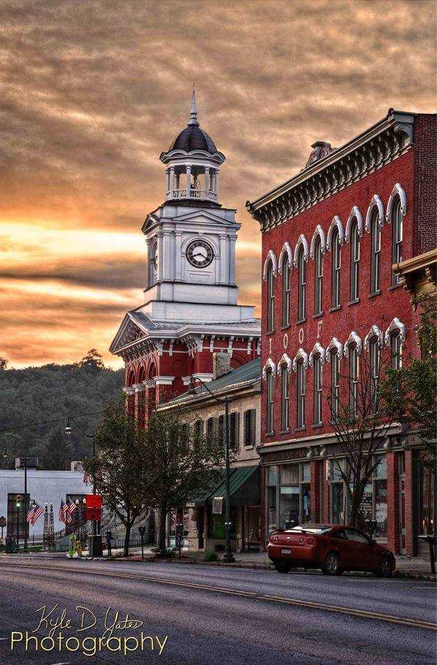 Brookville Courthouse on Main Street by Kyle Yates